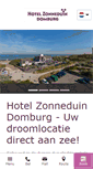 Mobile Screenshot of hotelzonneduin.nl