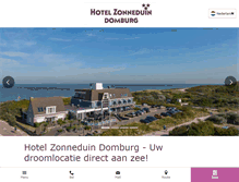 Tablet Screenshot of hotelzonneduin.nl